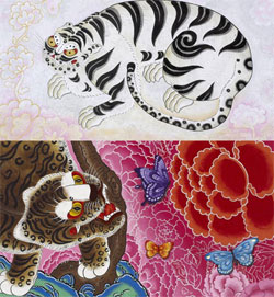 Tiger Folk Art Exhibition at Gallery I, Insa-dong